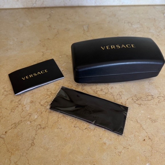 Women’s electric blue Versace sunglasses main image 6
